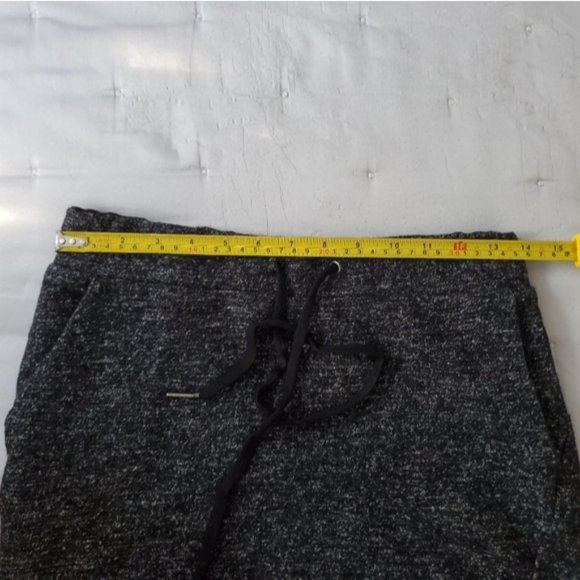 Wool Grey Double Lined Drawstring Grey Heathered Skirt - Picture 7 of 16